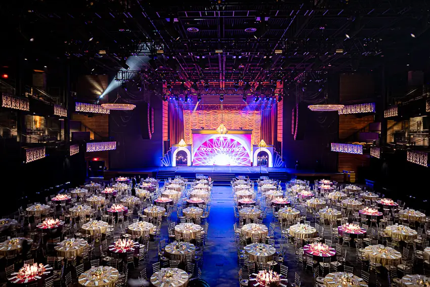Elegant gala dinner setup at The Anthem DC — District Pixel