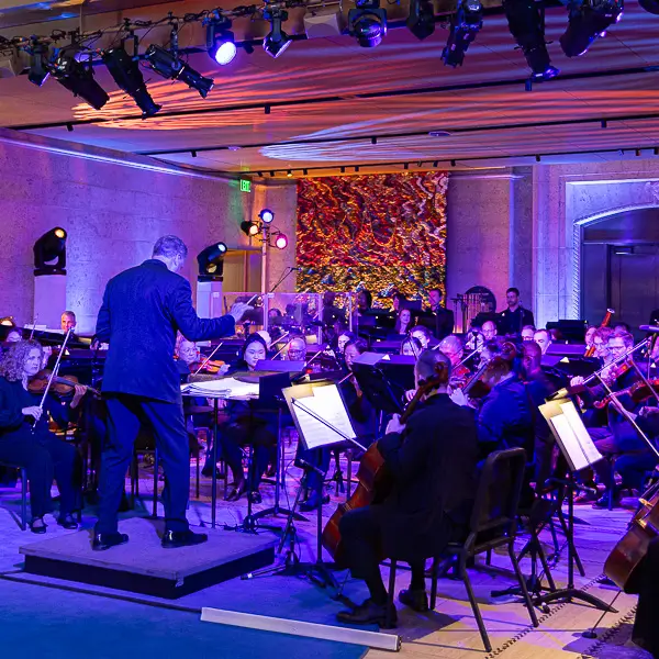 Kennedy Center Orchestra performance at Milken Center DC photographed by District Pixel