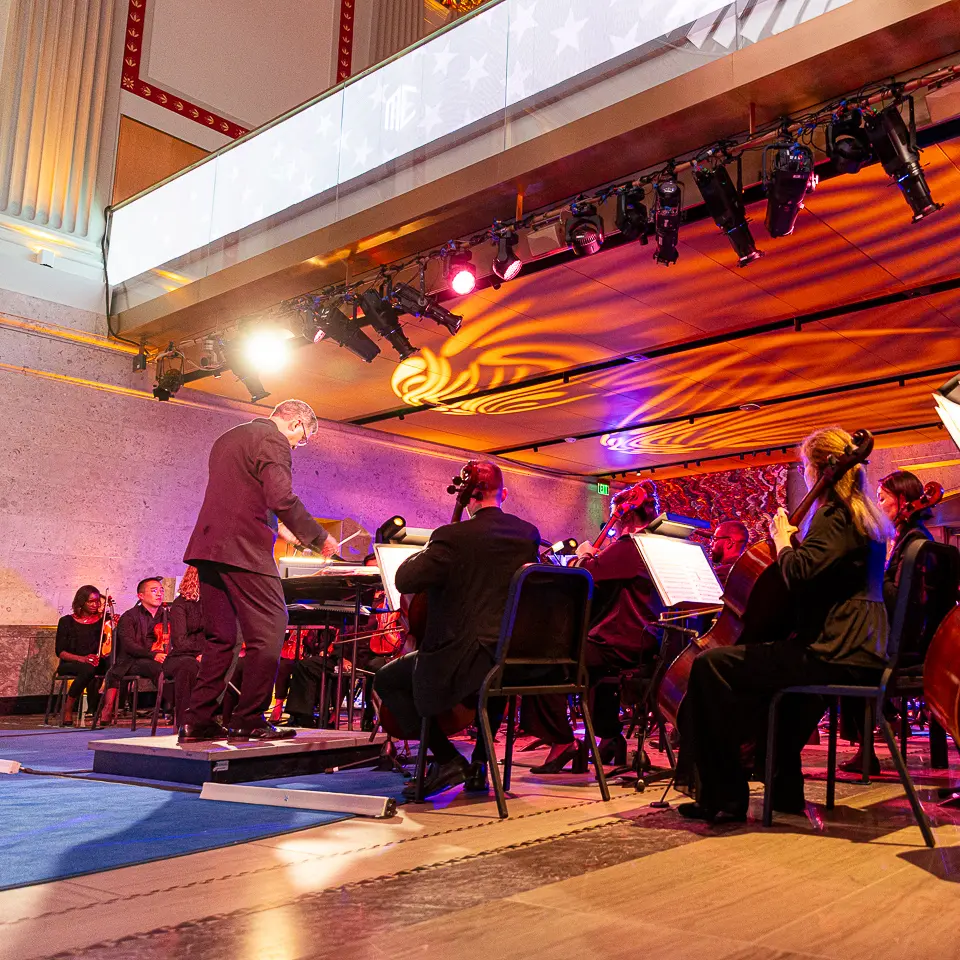 American Dream Orchestra washington dc gala music at the Milken Institute inauguration gala in Washington, DC