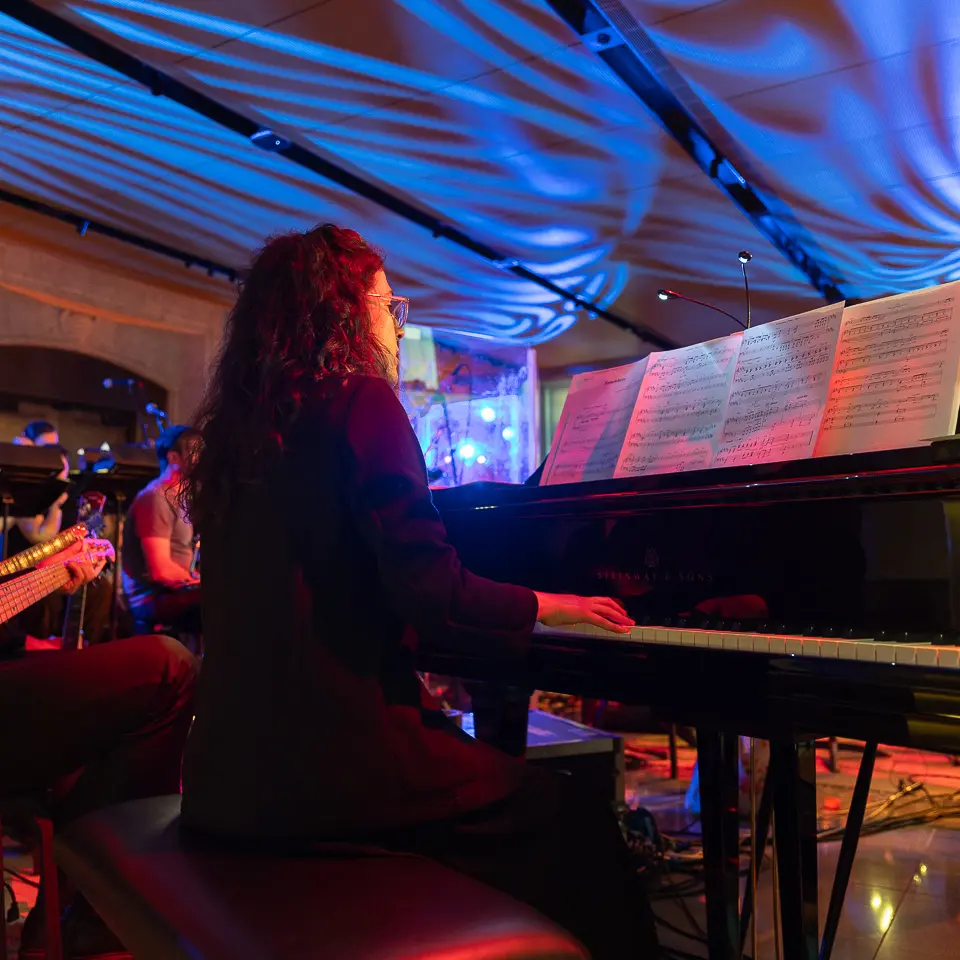 American Dream Orchestra american dream orchestra stage at the Milken Institute inauguration gala in Washington, DC