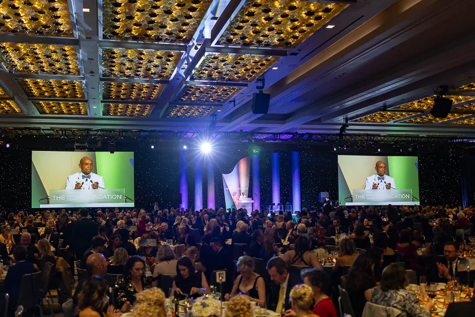 Wide audience view of the Herb Wegner Awards 2026 credit union gala inside the Washington, DC ballroom.