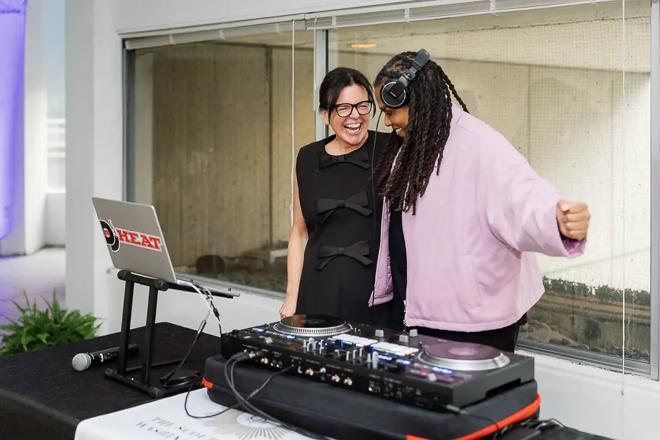 The Scout Guide Washington DC launch party dj music moment